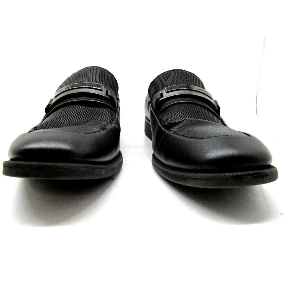 Calvin Klein Ervin Black Horse bit Loafers Size US 8.5 M